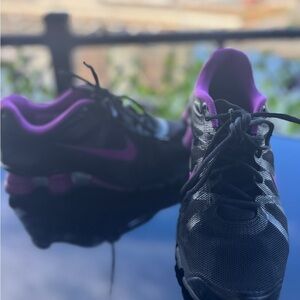Nike SHOX Women's Black and Pink Athletic Shoes
